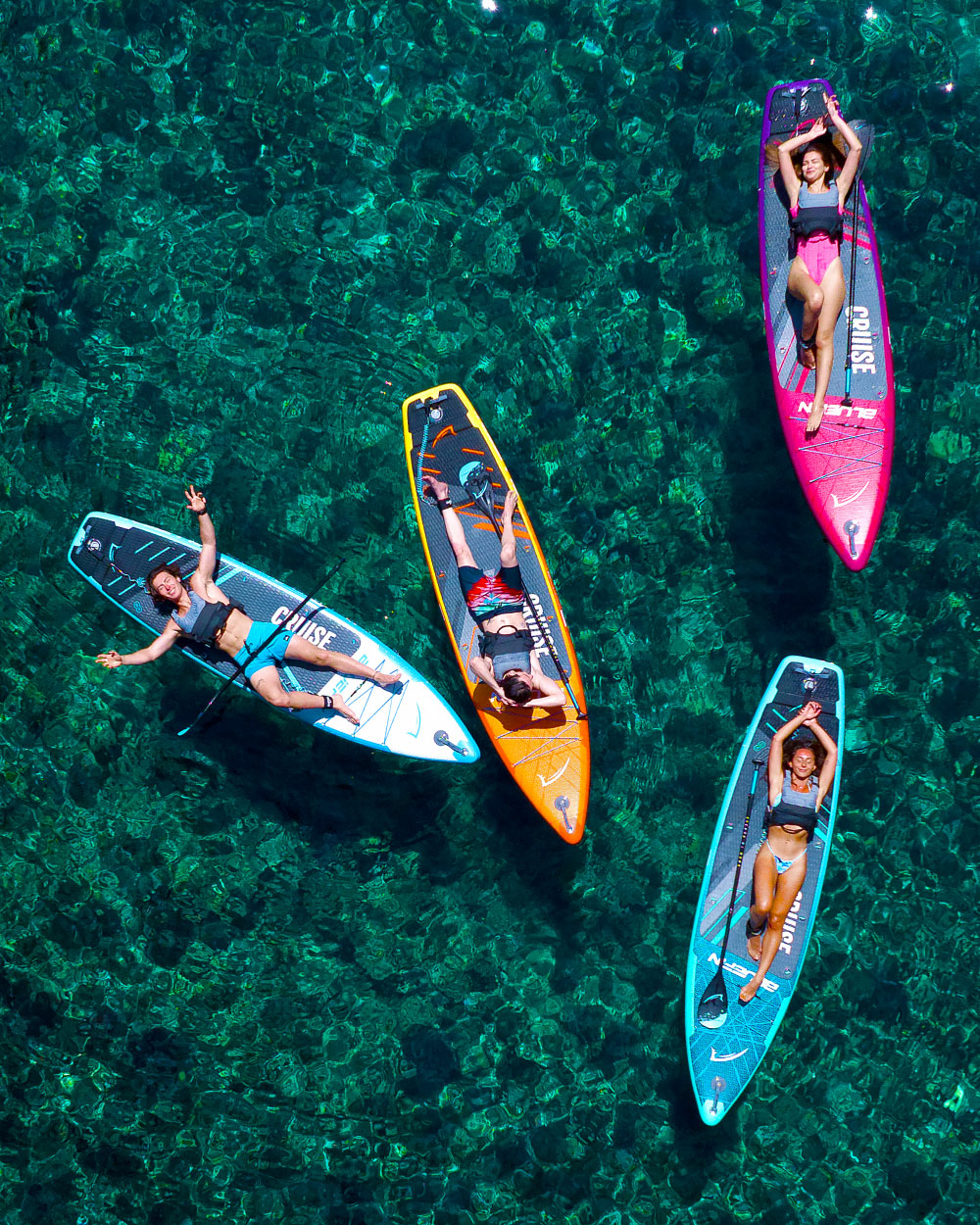 <tc>Blue Original Cruise Paddleboard gonflable + appareil photo gratuit</tc>