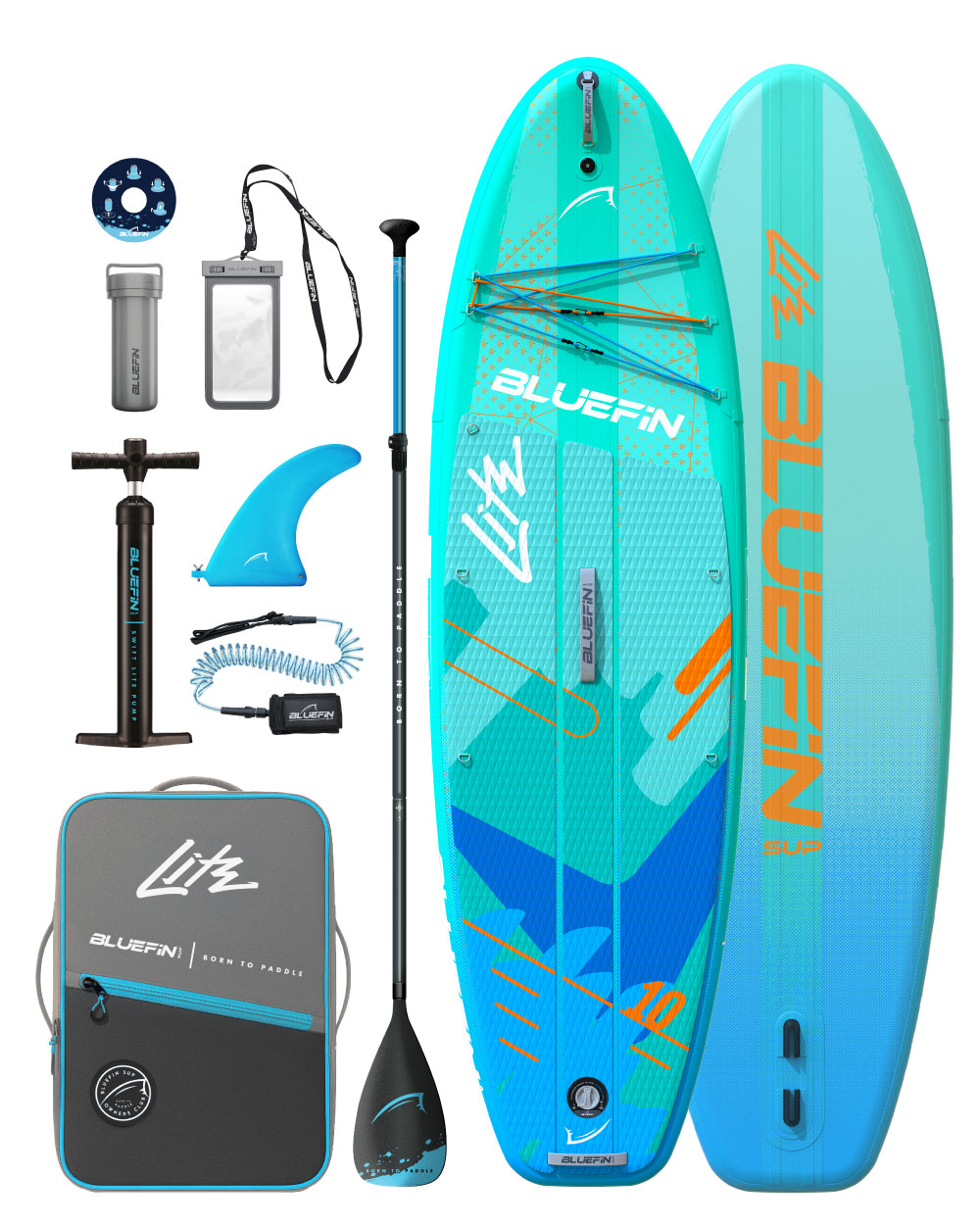 Blue Lagoon Lite Inflatable Paddleboard + Free Camera