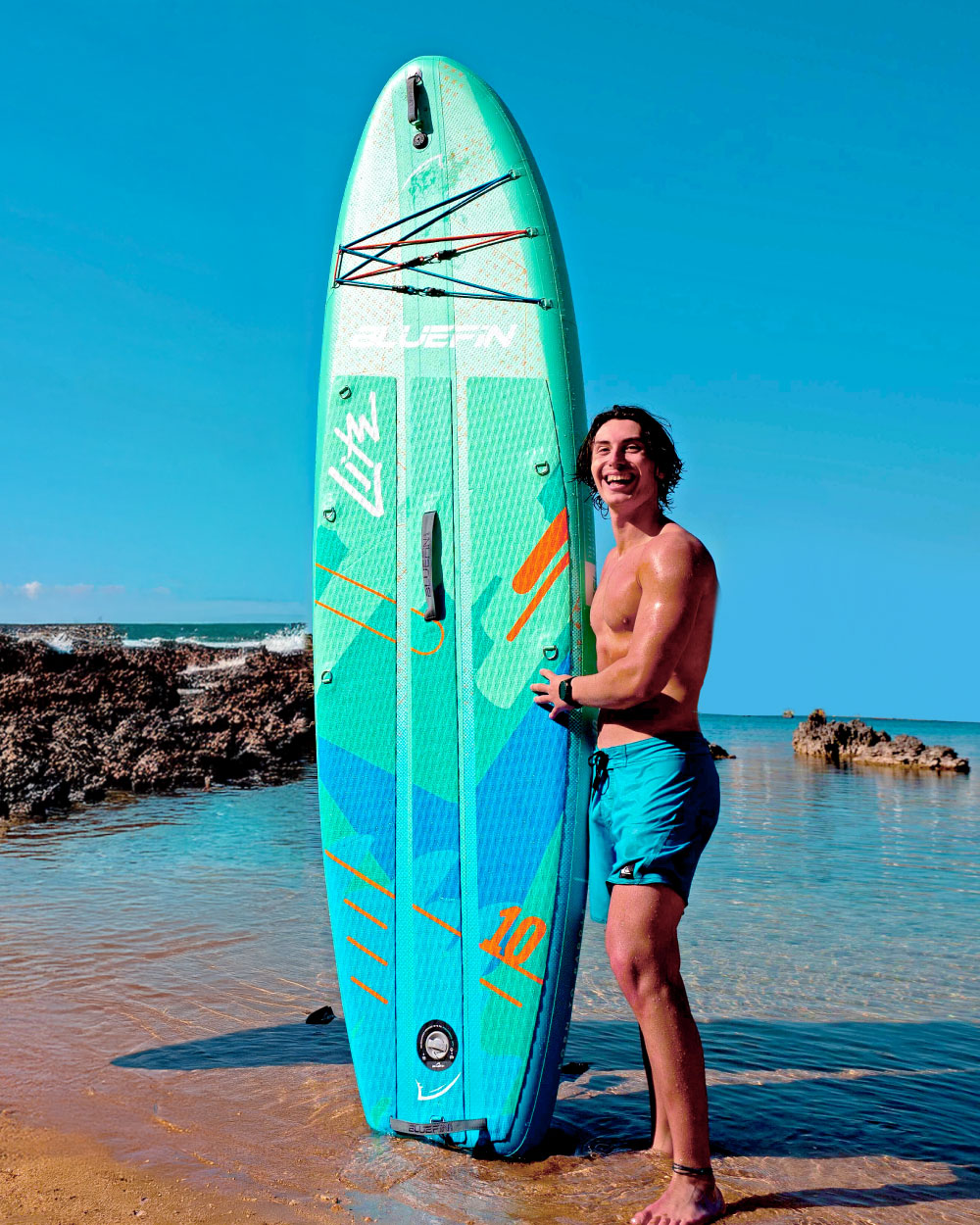 Blue Lagoon Lite Inflatable Paddleboard + Free Camera