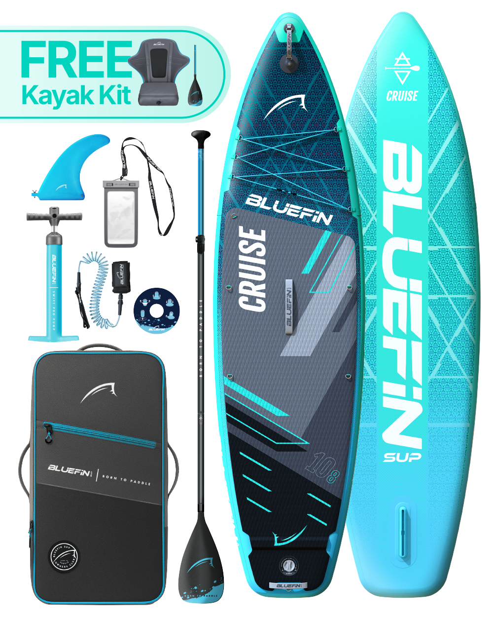 <tc>Cruise</tc> Paddleboard gonflable SUP 10'8 - Gecko