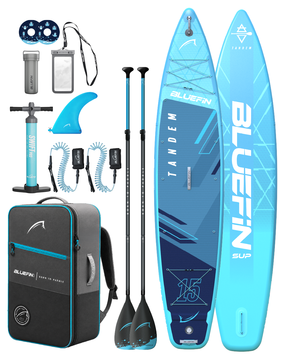 Planche à pagaie SUP gonflable Tandem 15'