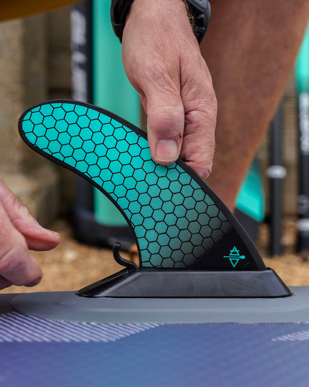 Petite aileron noir Smartlock