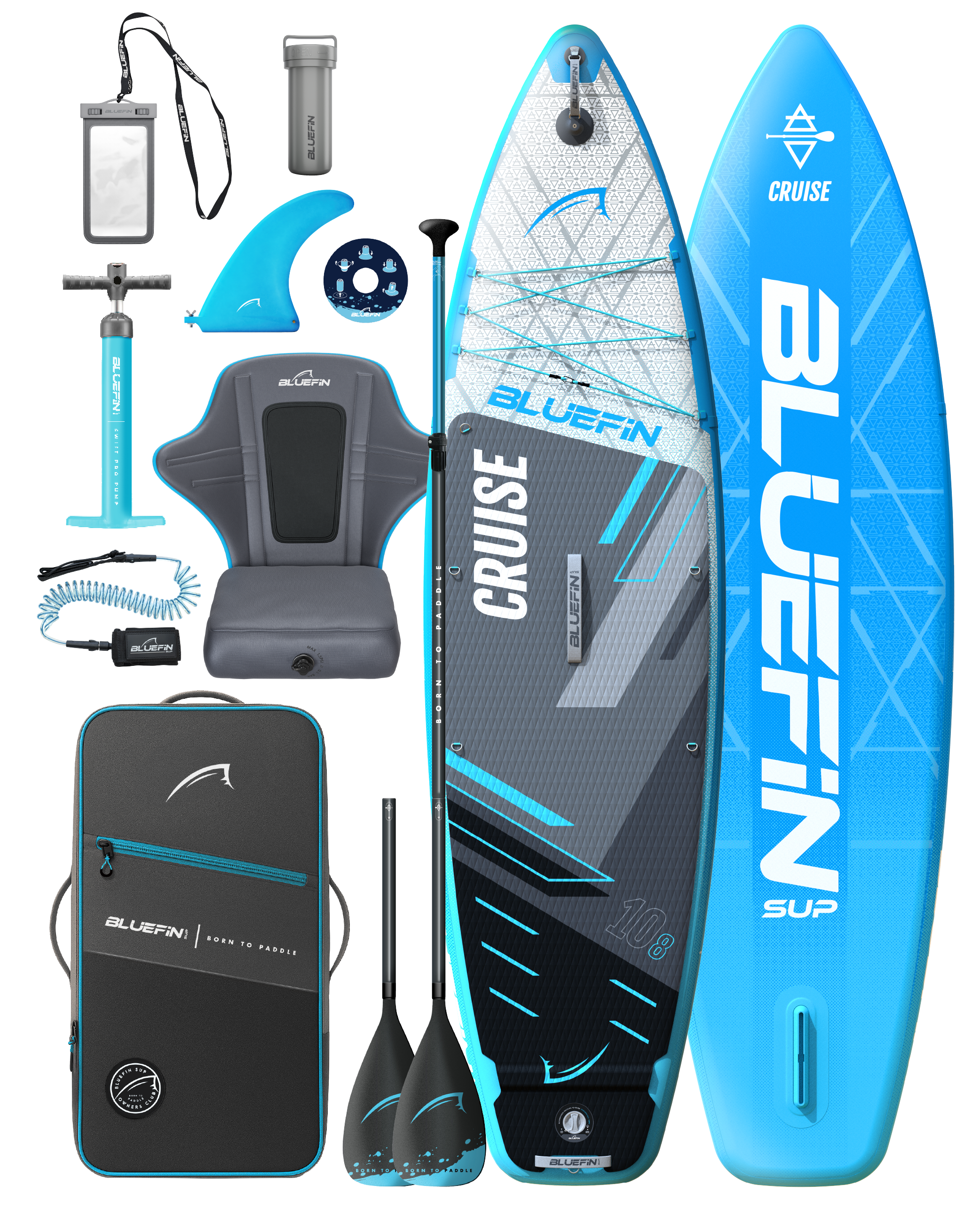 <tc>Blue Original</tc> <tc>Cruise</tc> 10'8 + Kit de conversion kayak