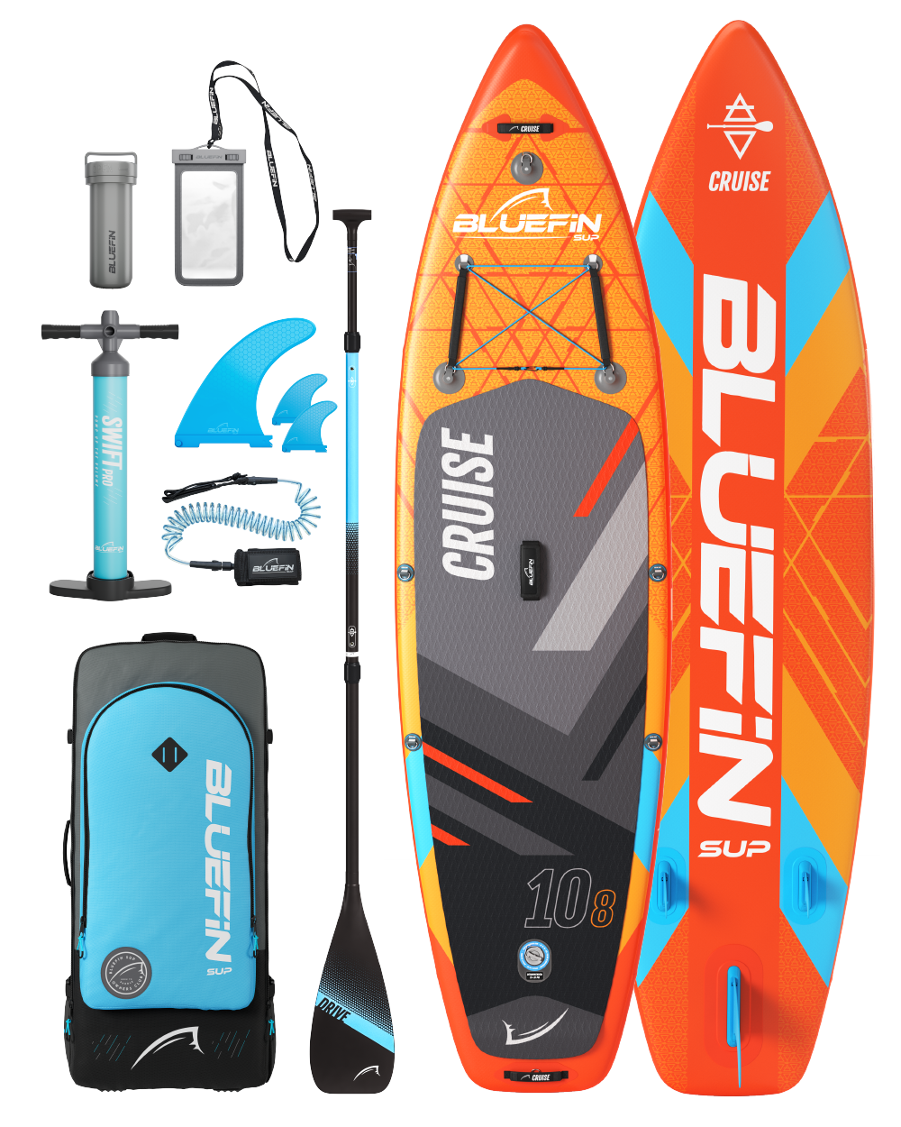 <tc>Cruise</tc> 10'8 <tc>Sunburst Orange</tc> Paddleboard gonflable (édition 2024)