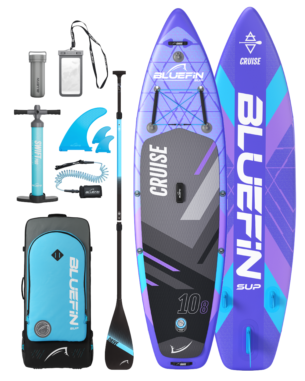 <tc>Cruise</tc> 10'8 <tc>Paddle Purple</tc> Paddleboard gonflable (édition 2024)
