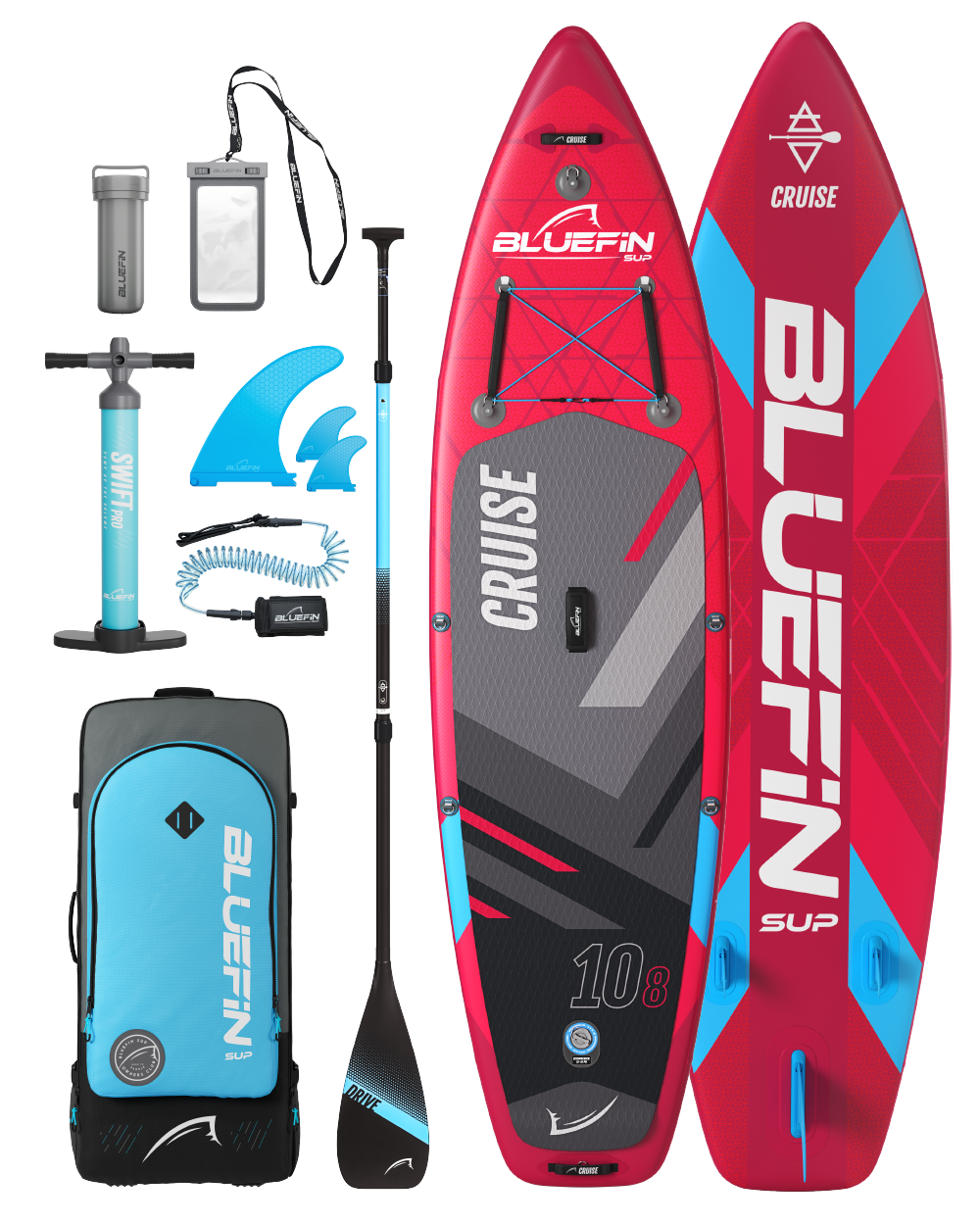 <tc>Cruise</tc> 10'8 <tc>Berry Red</tc> Paddleboard gonflable (édition 2024)