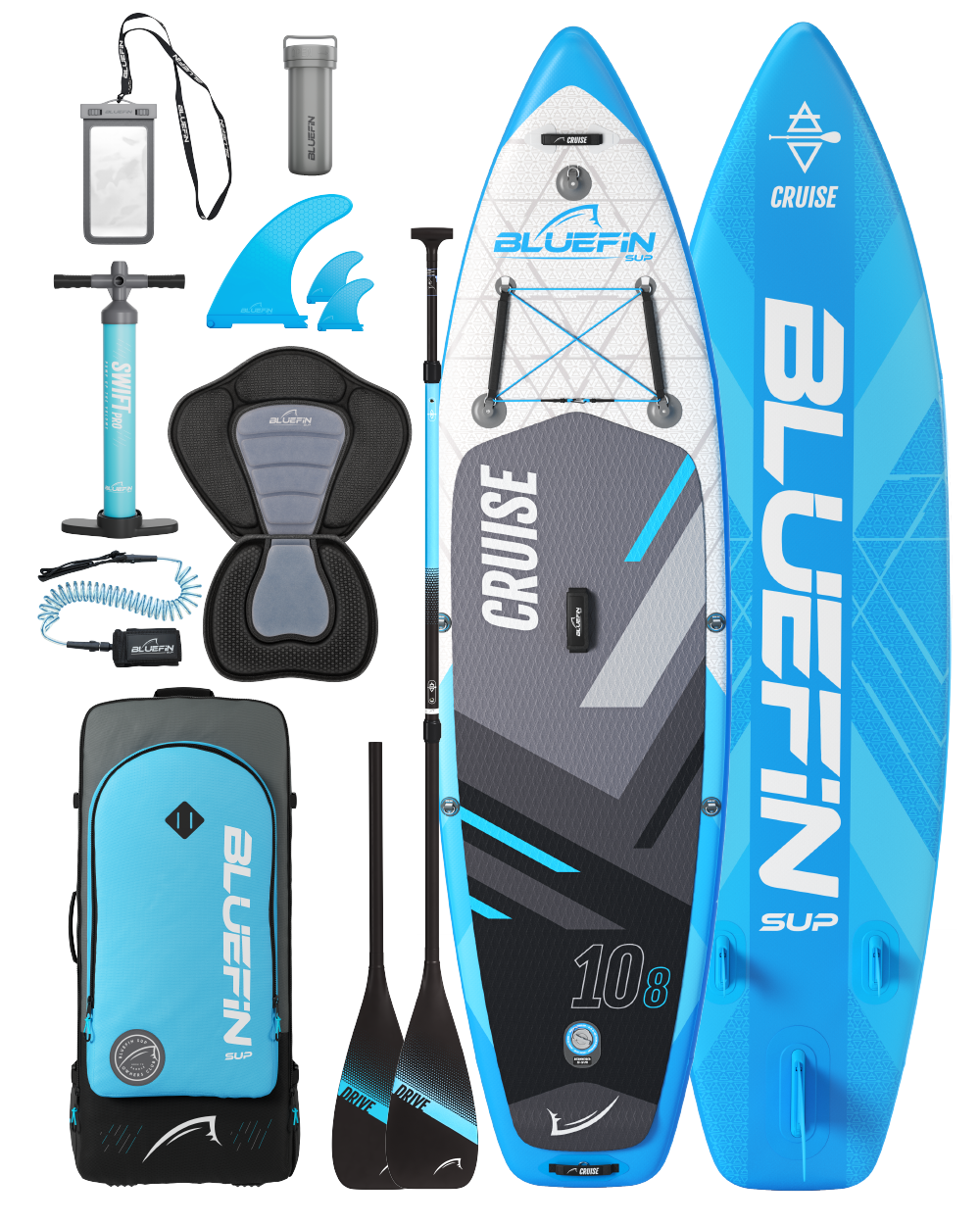 <tc>Cruise</tc> 10'8 <tc>Legacy Blue</tc> Paddleboard gonflable (édition 2024)
