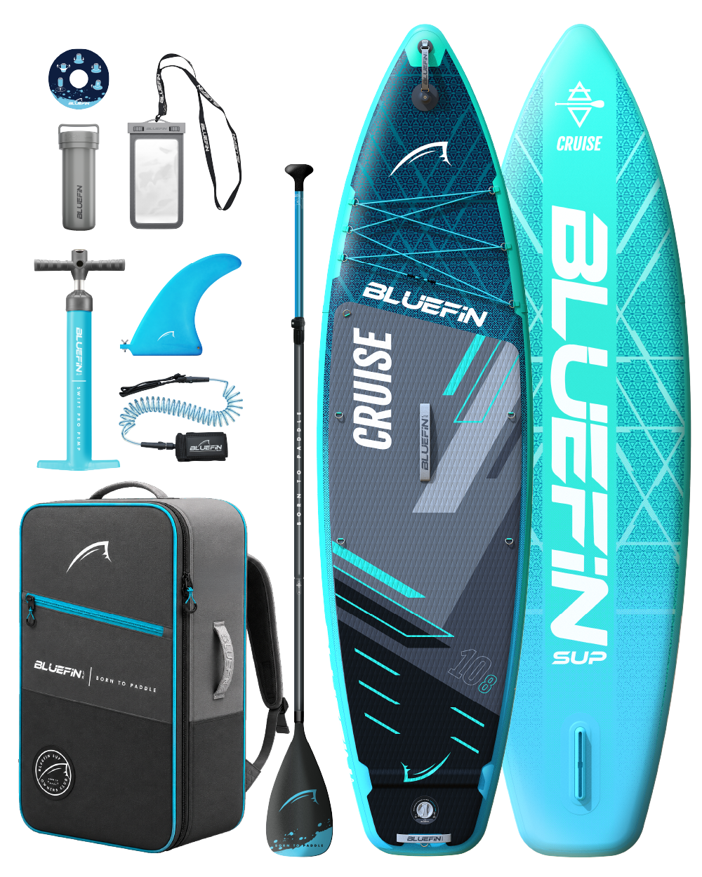 Cruise 10'8 Inflatable Paddleboard SUP - Gecko