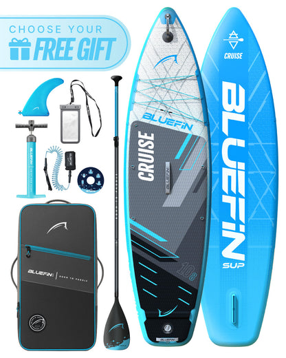 Cruise Planche à pagaie gonflable 10'8 SUP - Bleu